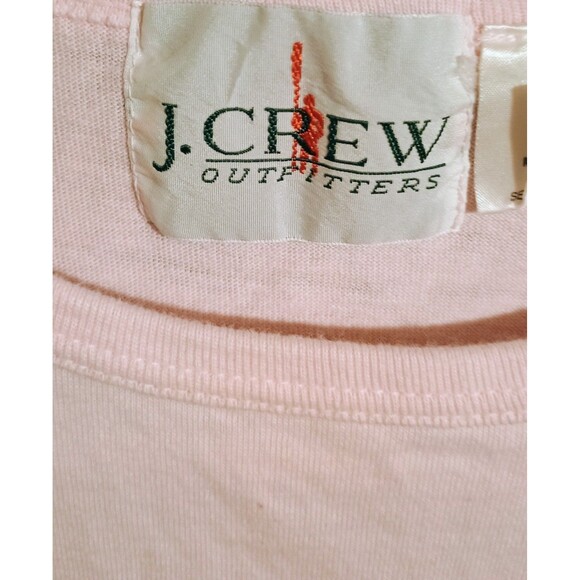 J.Crew T-Shirt Dress Womens Small Pink Pocket Short Sleeve Crewneck Casual - Picture 7 of 7